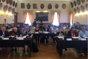 Coupe Mondiale CIA 2024 - giuria al Salone degli Stemmi