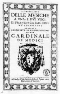 Francesca Caccini - partitura