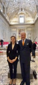 La Direttrice Perrotta ed il Presidente emerito Girelli