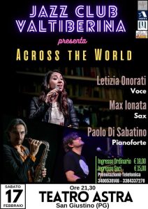 Letizia Onorati – Max Ionata – Paolo Di Sabatino – Across the World