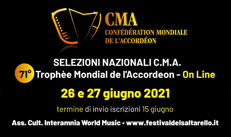Selezioni Nazionali CMA 2021