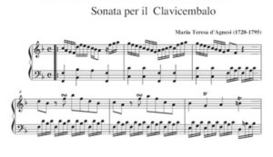 Sonata in fa di Teresa Agnesi